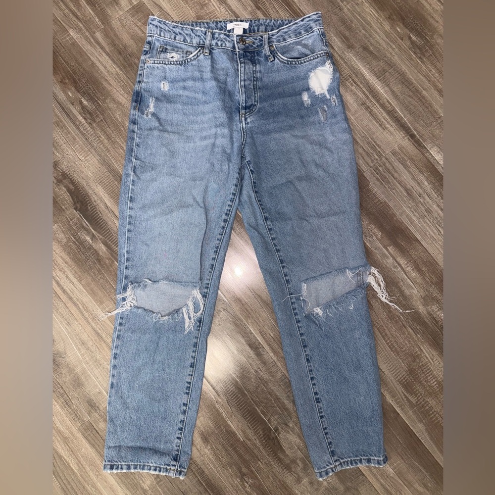 Light Blue Ripped Women's Jeans